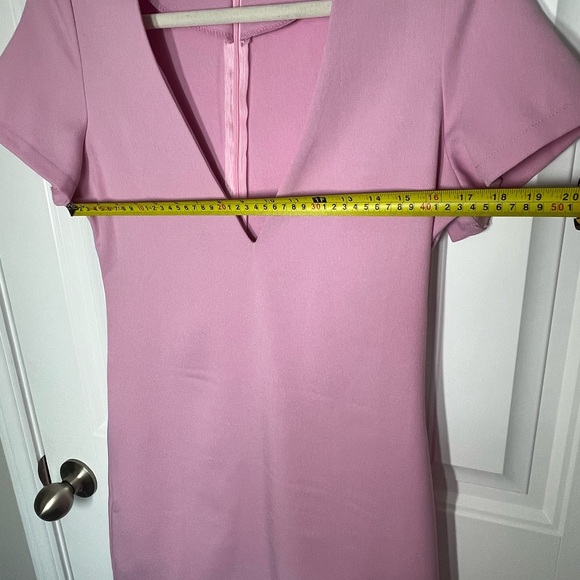 TOBI Sweet Intentions Barbie Pink Shift Dress Size M CB158 - Picture 7 of 8